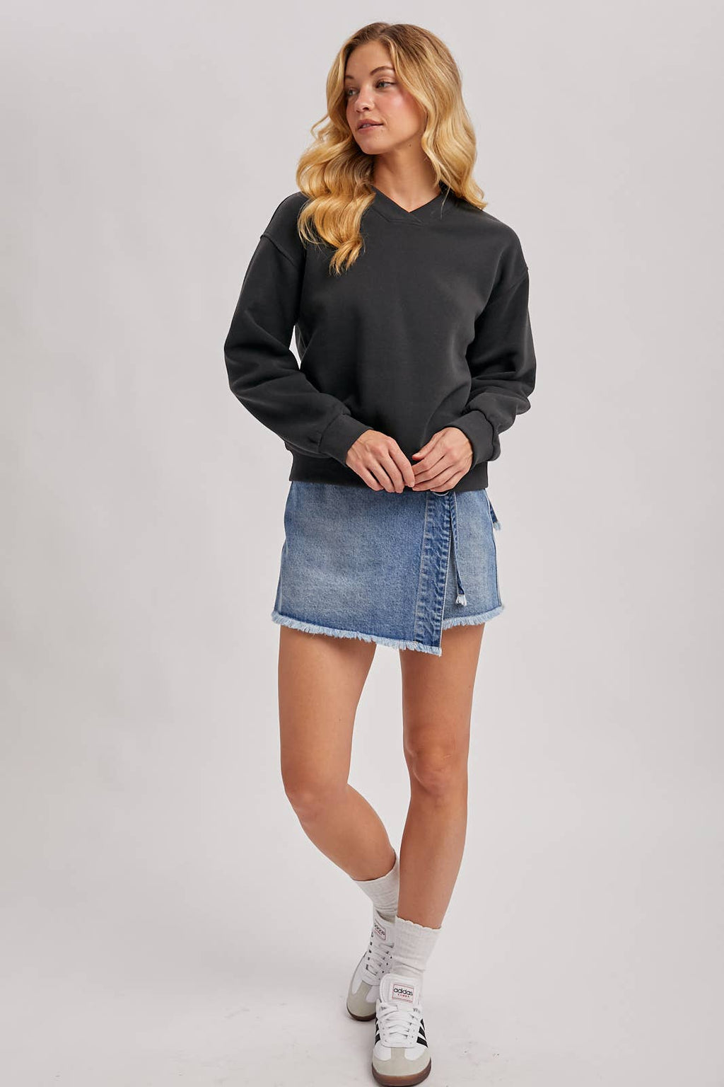 Western Denim Skort