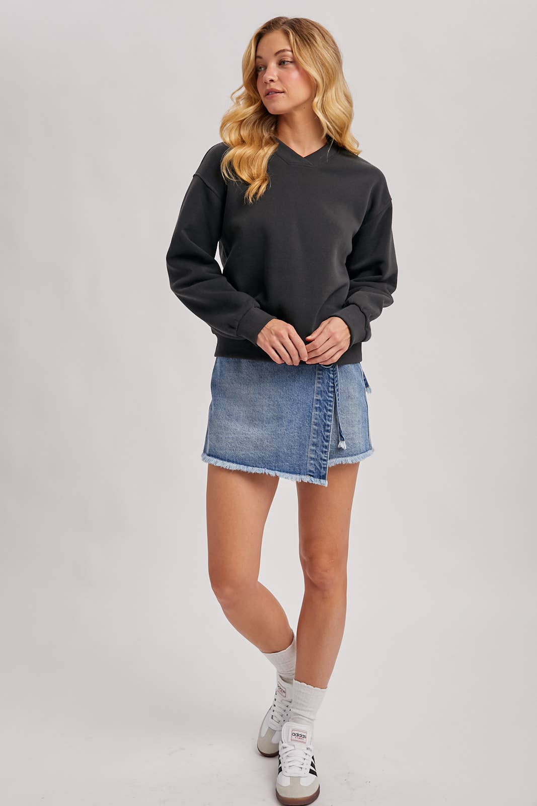 Western Denim Skort