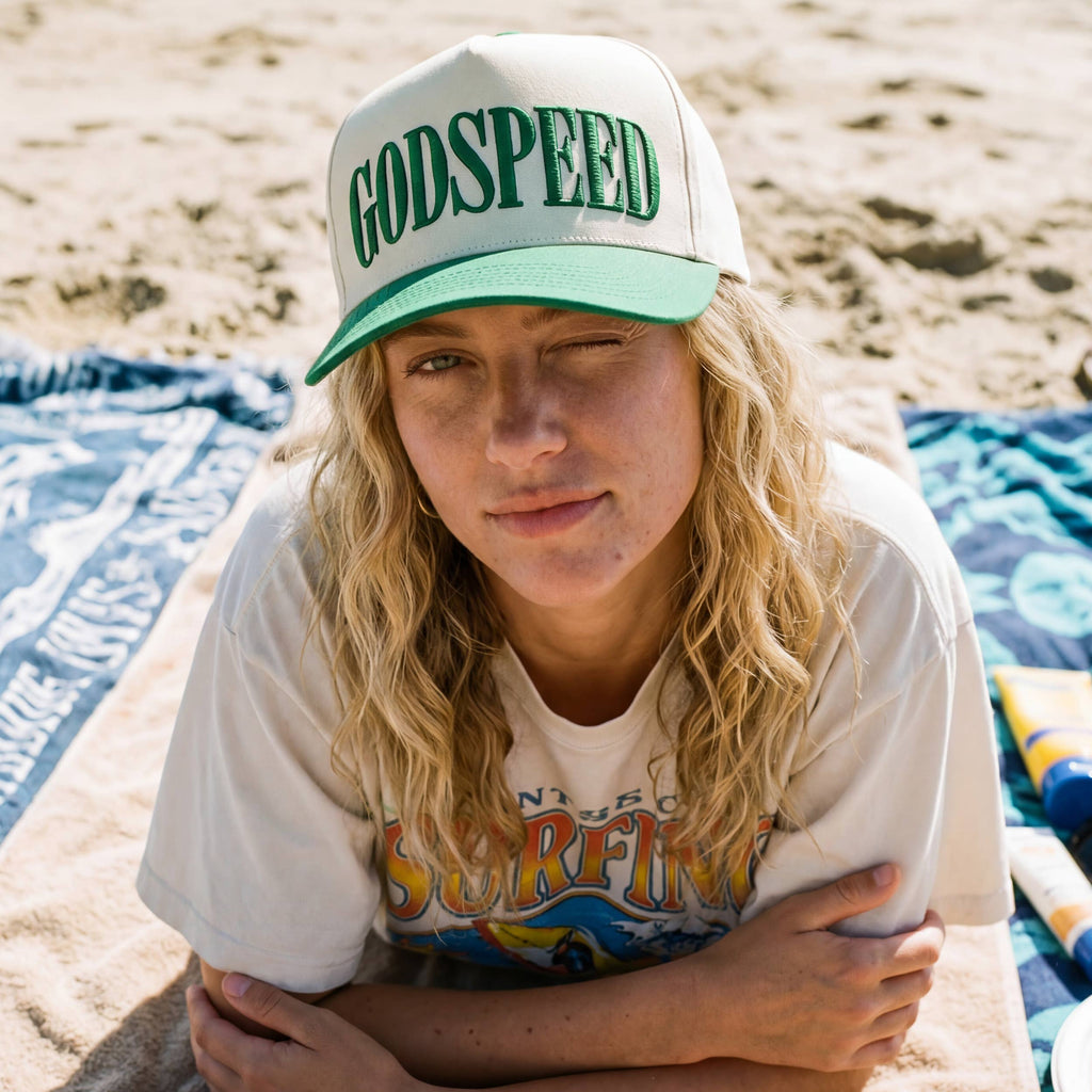 C.C GODSPEED Letter Embroidery Trucker Cap