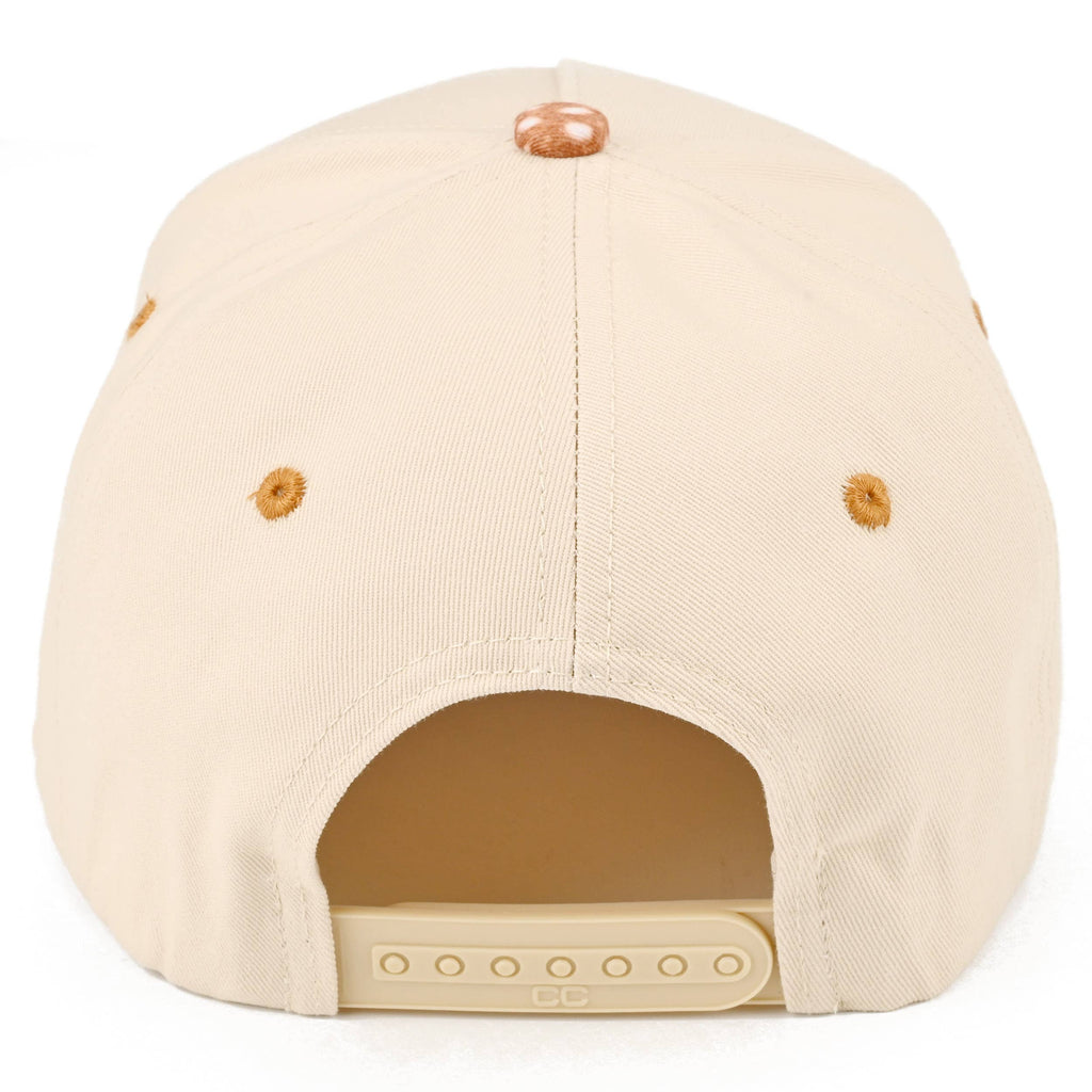 C.C OH DEER Letter Embroidered Two Tone Trucker Hat