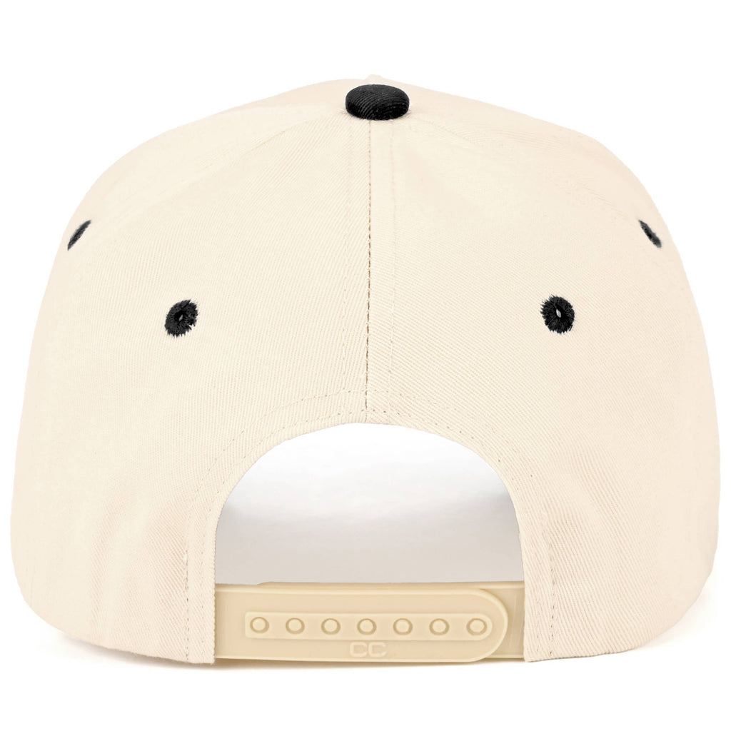 C.C HOLY COW Letter Embroidered Two Tone Trucker Hat