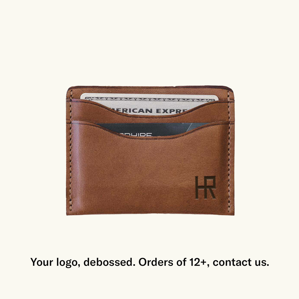 Full-Grain Leather Card Wallet – Slim Minimalist