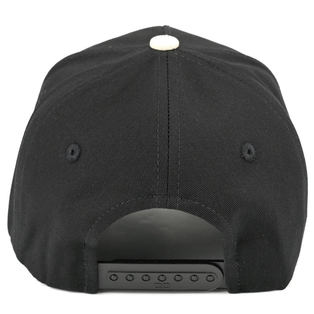C.C HOLY COW Letter Embroidered Two Tone Trucker Hat