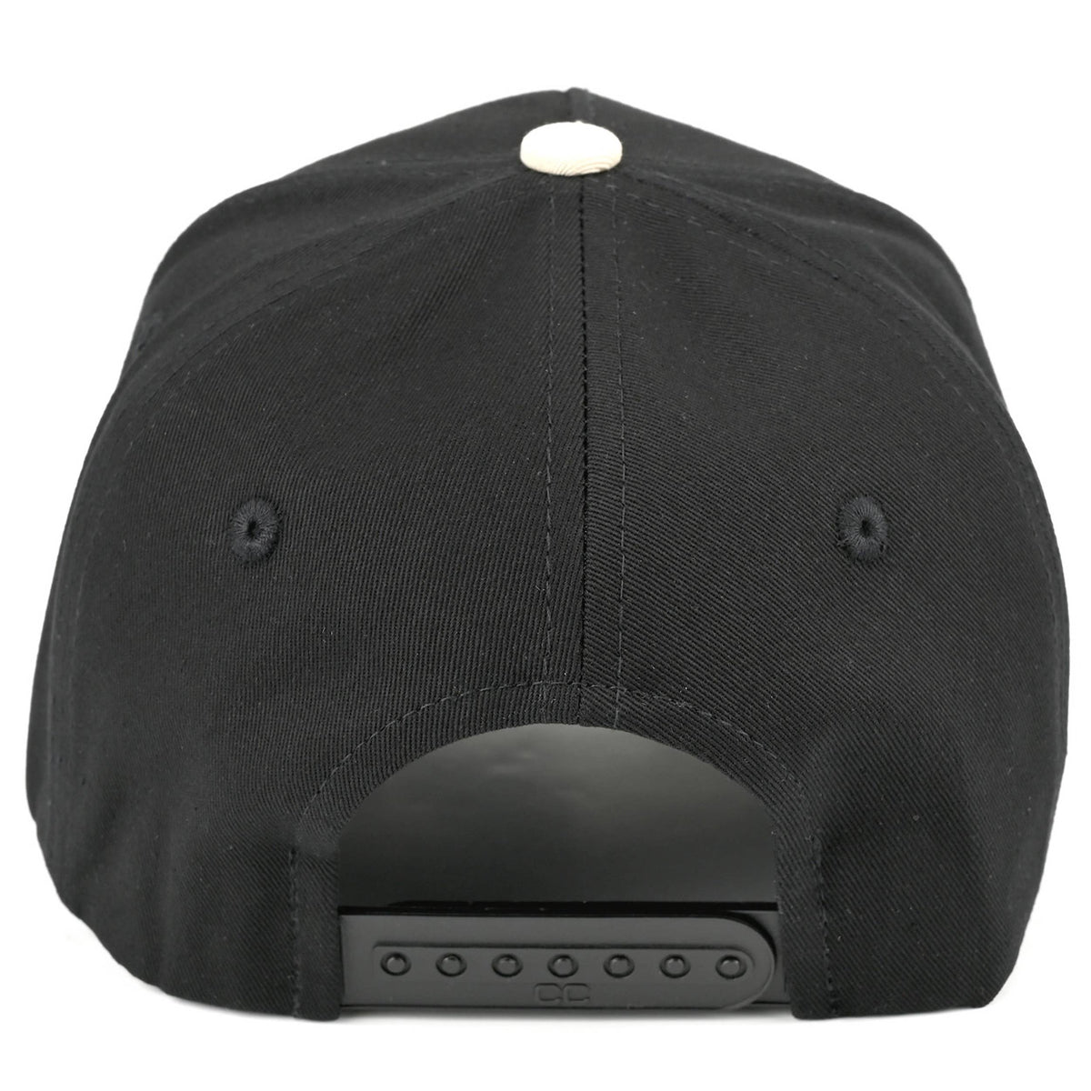 C.C HOLY COW Letter Embroidered Two Tone Trucker Hat