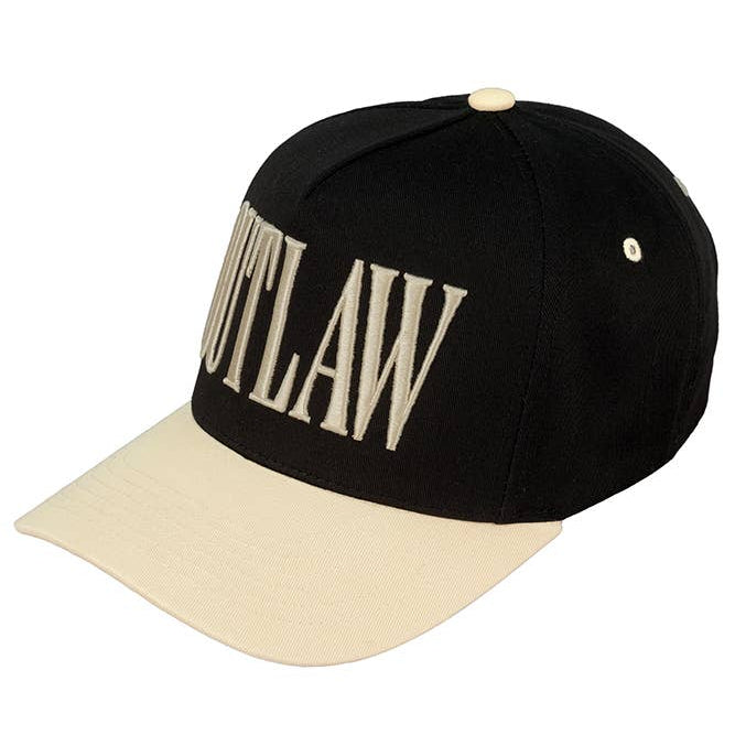 C.C OUTLAW Embroidered Tow Tone Trucker Cap