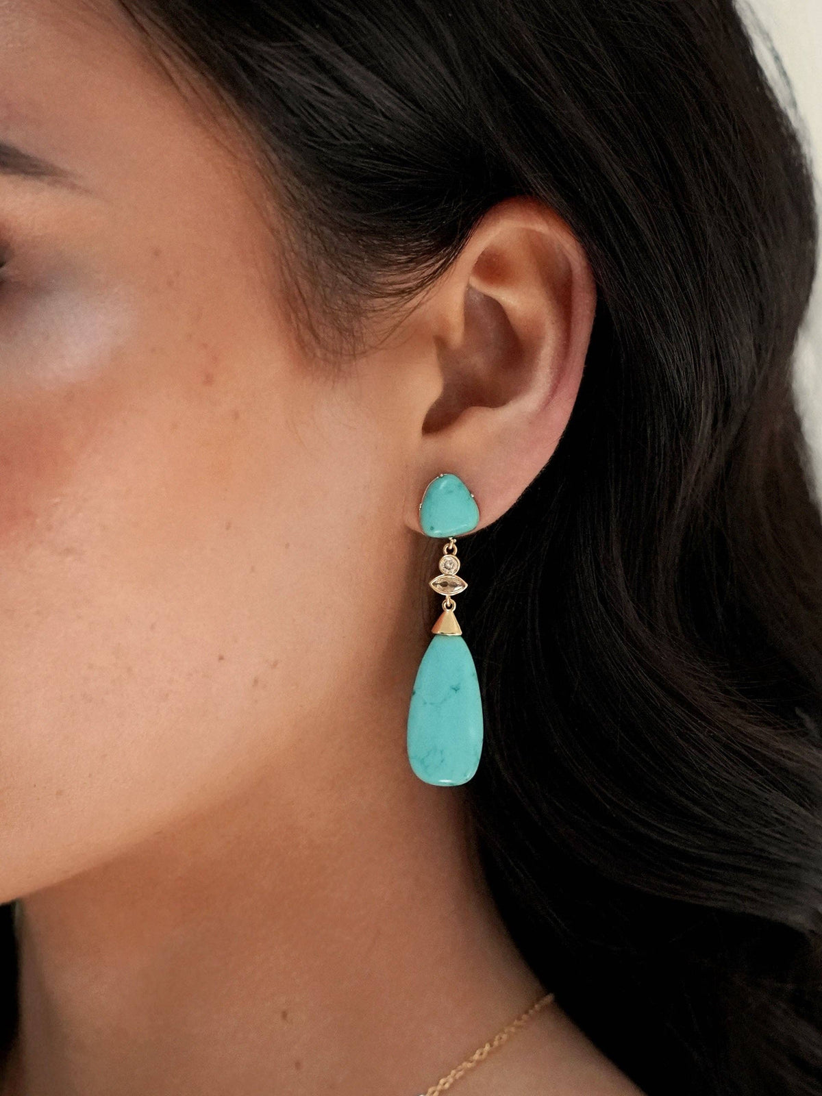 Turquoise Solstice Drop Earrings