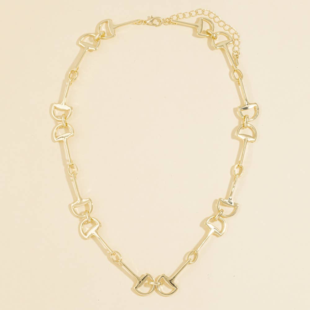 Horsebit Link Chain Necklace