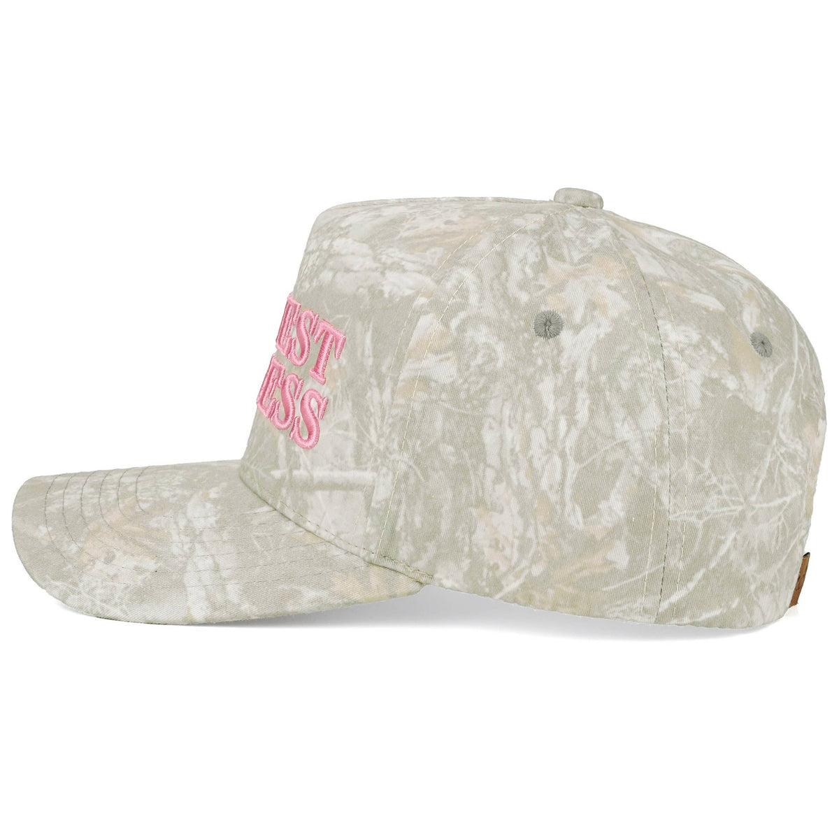 C.C MIDWEST PRINCESS Letter Embroidered Camo Trucker Hat