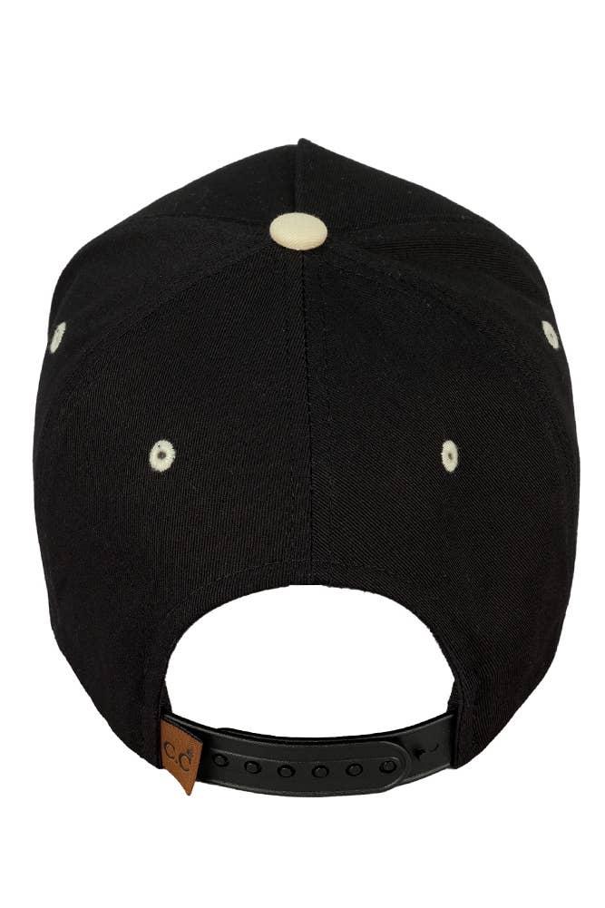 C.C OUTLAW Embroidered Tow Tone Trucker Cap