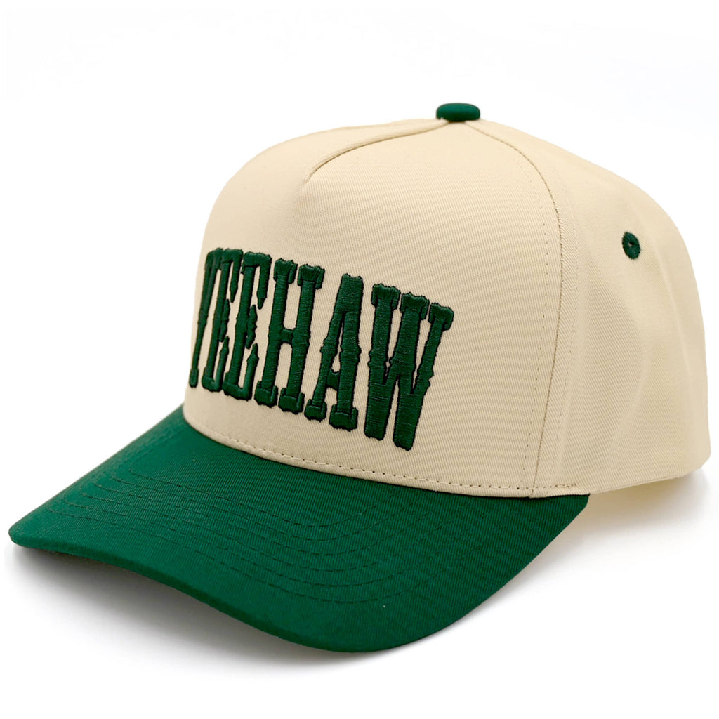 C.C YEEHAW Embroidery Two Tone Cotton Trucker Cap