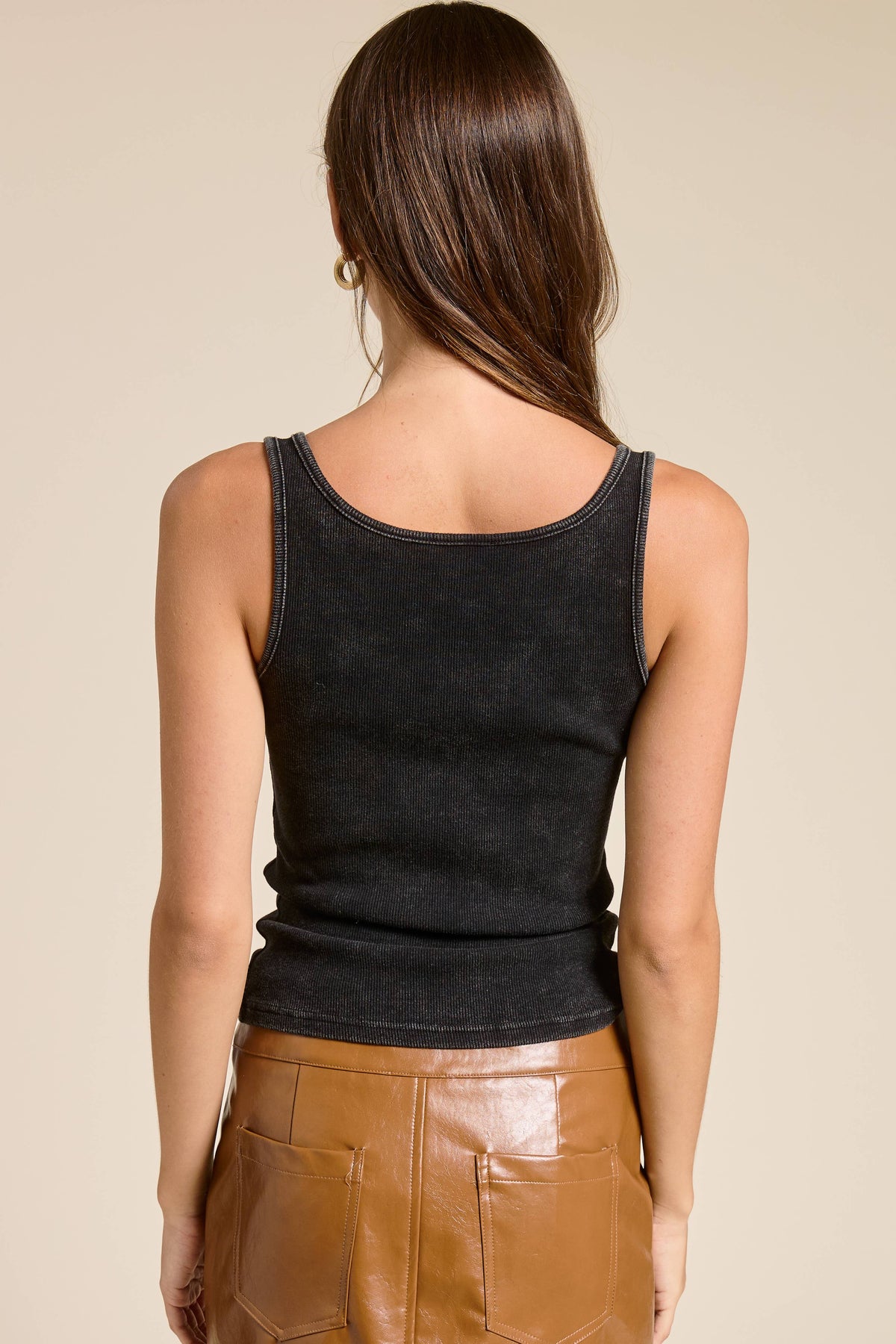 Western Silver Belt Tank Top