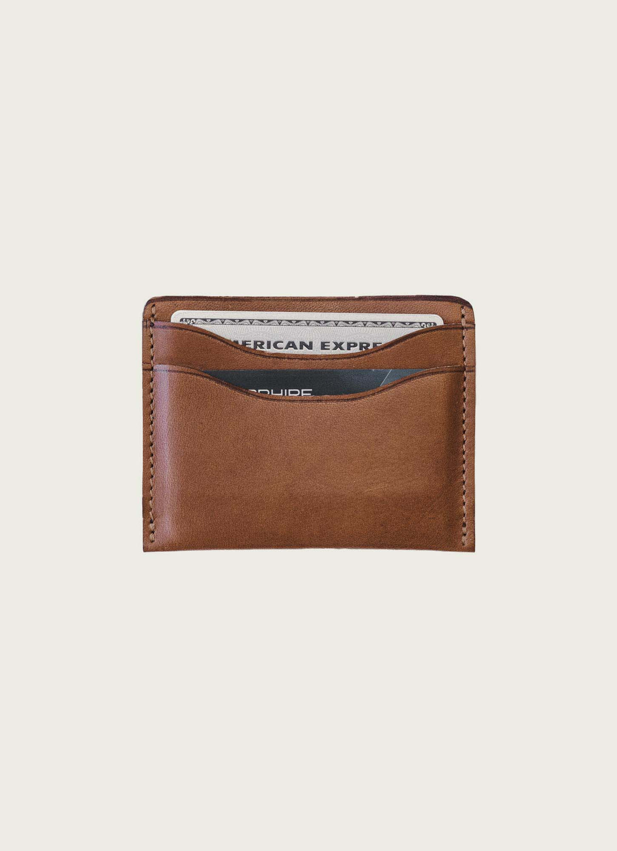 Full-Grain Leather Card Wallet – Slim Minimalist