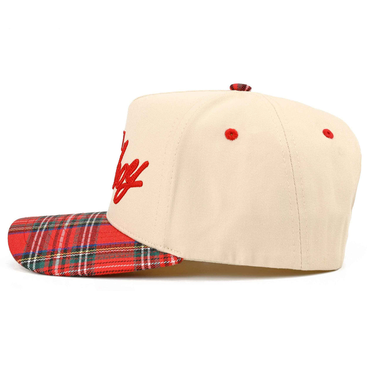 C.C SANTA I WANT A COWBOY Letter Embroidered Trucker Cap
