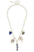 Florida Gators Paper Clip Charm Collector Necklace