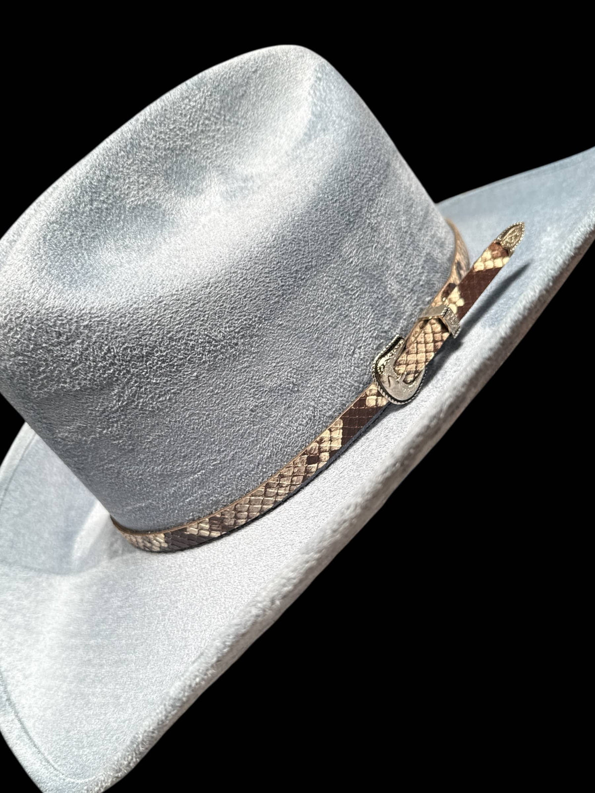 Faux Leather Buckle Belt
