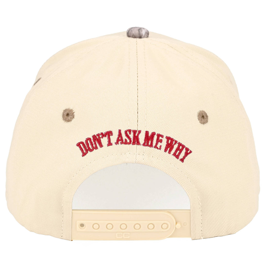 C.C GOD'S FAVORITE Letter on Two Tone Trucker Hat