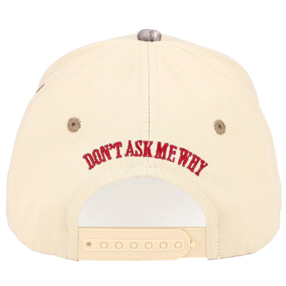 C.C GOD'S FAVORITE Letter on Two Tone Trucker Hat