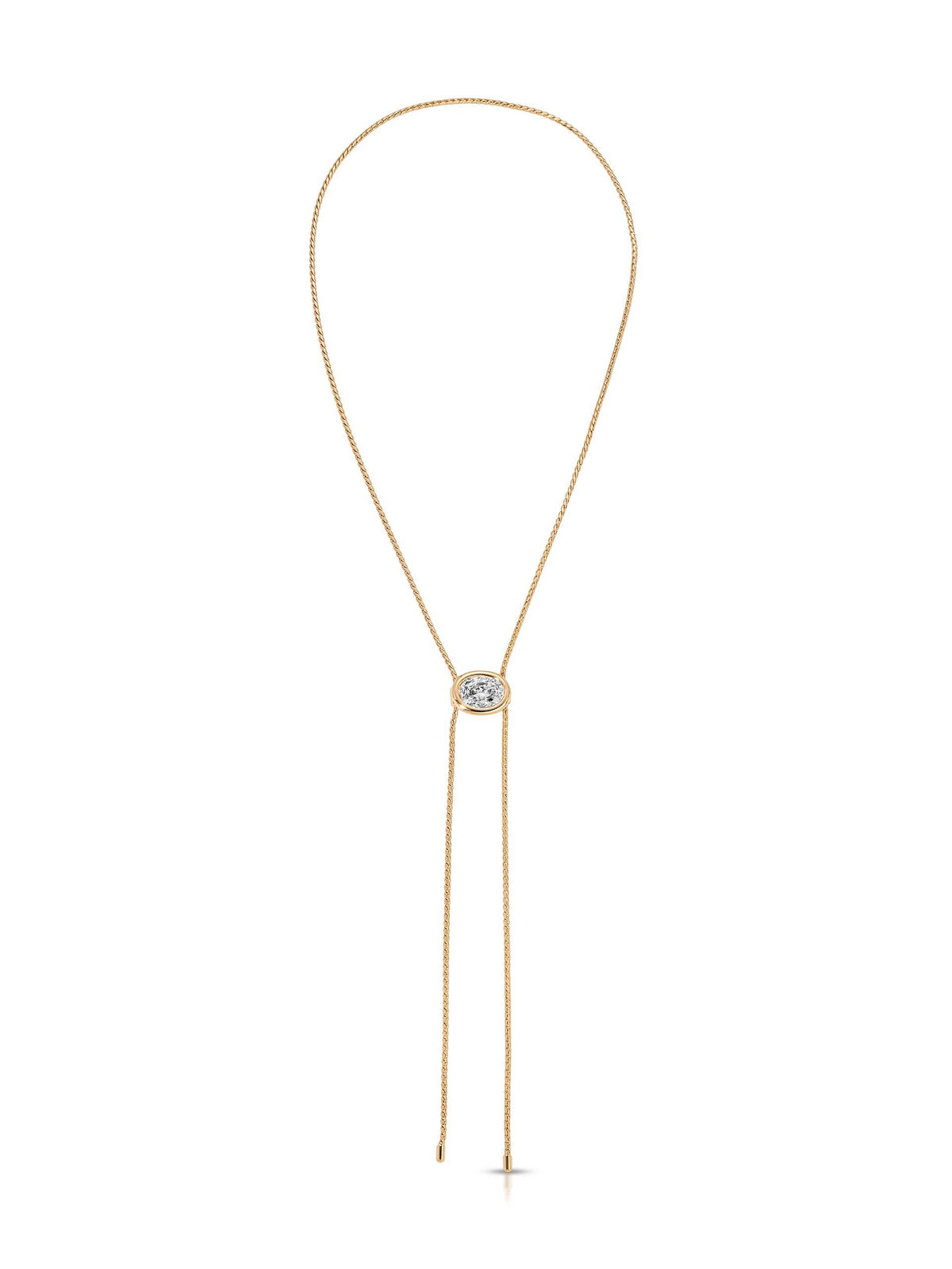 Bezel Bolo Necklace