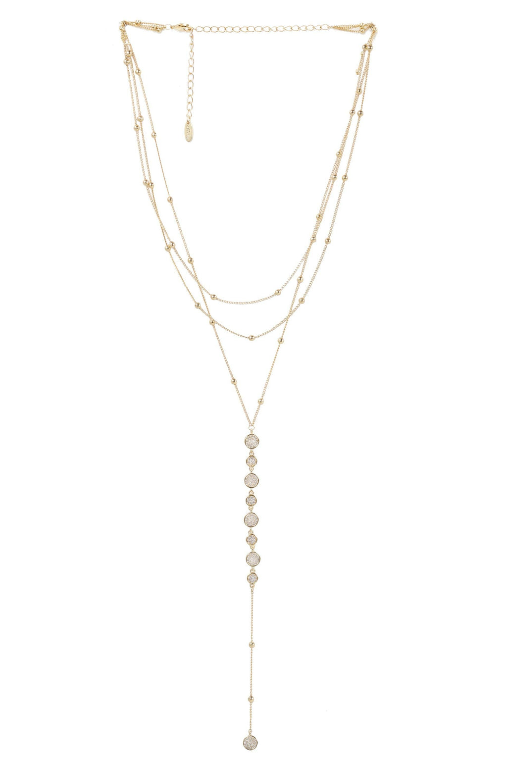 Bali Dreams Crystal Lariat Necklace