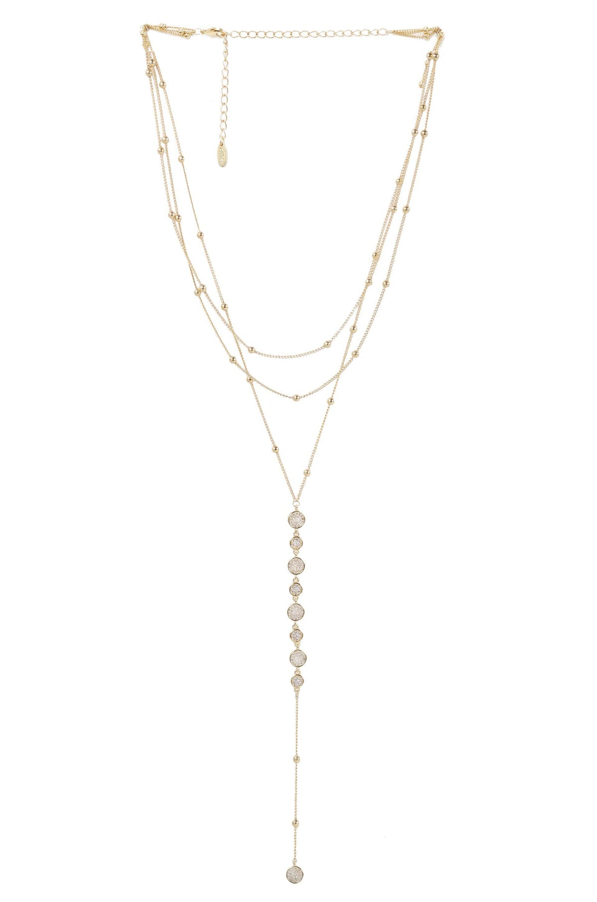 Bali Dreams Crystal Lariat Necklace